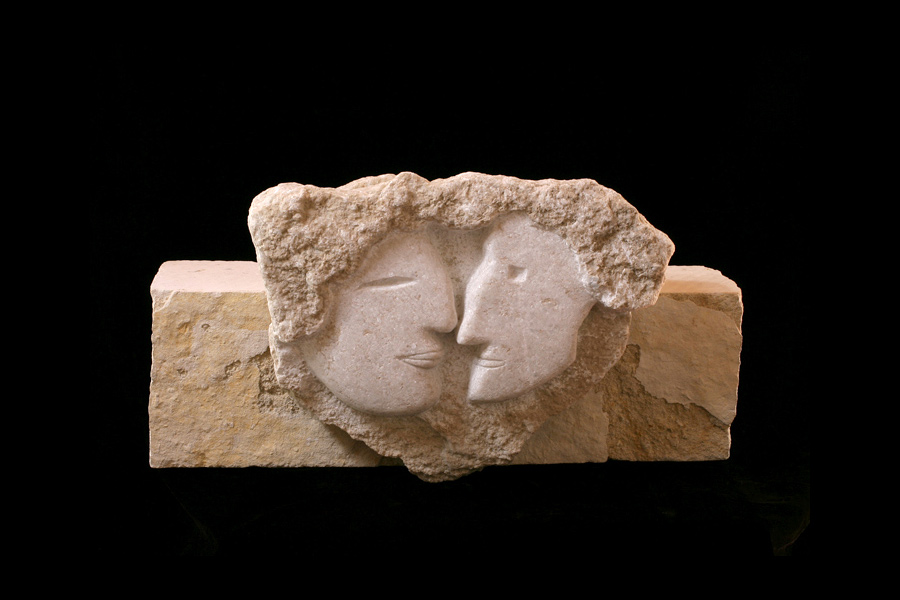 Jania Ashby marble sculpture, Archaic Couple